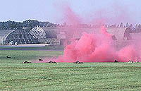 Pink smoke? Whatever next!