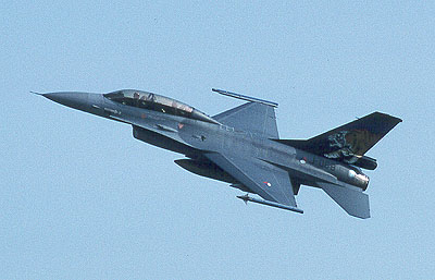 This Dutch F16 ran the G91 a close second