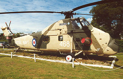 Fleetlands gate guard Wessex XT480 greeted the crowds