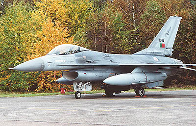 Plenty of F16s, including this Portuguese example
