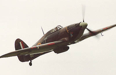 Hurricane XII Z7381/G-HURI of the TFC