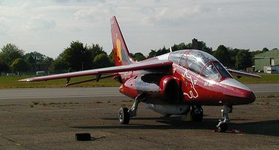 Alpha Jet AT-26 from the Belgian Air Force in yet another Flemish paint job