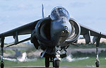 Modern-day jets were represented by the Harrier