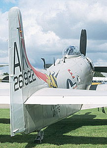 TFC's enormous Skyraider - never has a single piston engine worked so hard