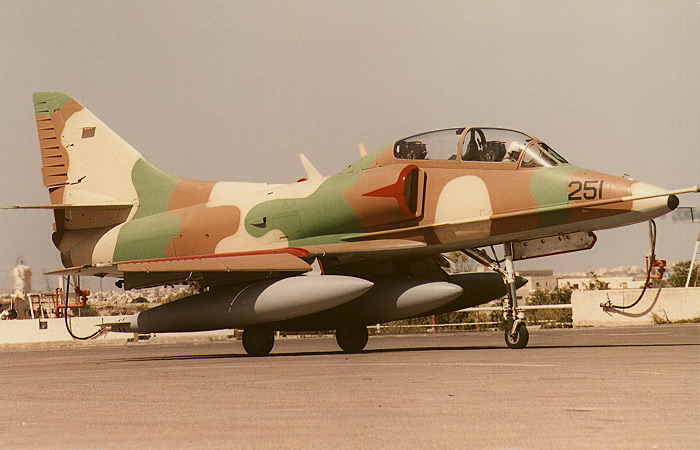 The TA-4 is the trainer version, unsurprisingly