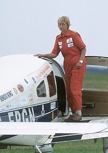 Polly Vacher, more balls than many a male pilot