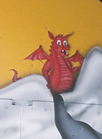 Dragon artwork on Tornado 46+44