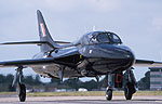 Delta Jets' Hunter T7 G-FFOX has been recently re-sprayed at Cranwell in true 111 Squadron marks and looks absolutely soo-perb