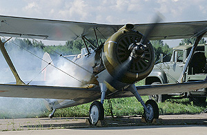 It wasn't all afterburners - this is the Polikarpov I-15bis