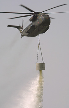 Water-bombing CH-53G