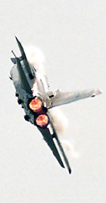 Tornado F3 squeezes the atmosphere