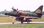 A-4 taxies back