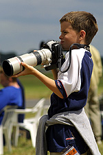 Members of the press get younger every year! Photo by Chris Chambers