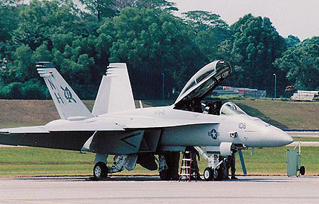 F/A-18E Super Hornet on show