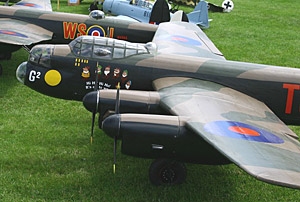 Two Lancasters in the static park!