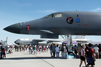 Even the B-1B needed cooling down