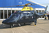 Police impounded for once! Agusta A109E G-DPPF, brand new (registered in June 2003). In use with the DYFED-POWYS POLICE AUTHORITY, Carmarthen.