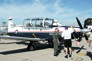 Not a PC-9, but a T-6A Texan II - 00-3577 from 12th FTW, Randolph AFB