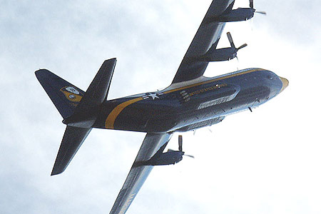 Blue Angels' KC-130 does his bit