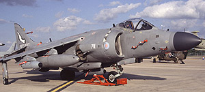 A still-active Sea Harrier