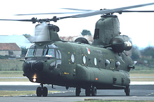 Dutch CH-47D graced the static park. Pic by Roger Cook