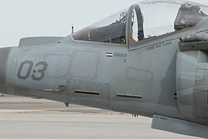 Mission marks on AV-8B