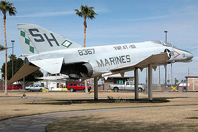 F-4B on the gate at Yuma