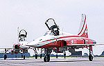 Patrouille Suisse taxi in