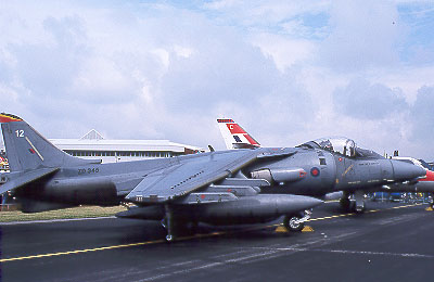 New resident in the UK, a 4 Squadron Harrier